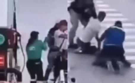 VIDEO: Bañan con gasolina a “ratas” durante atraco en Edomex, acaban golpeados y detenidos