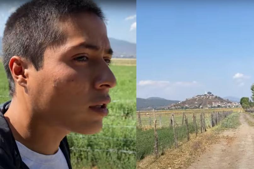 VIDEO: Youtuber cruza Lago de Pátzcuaro caminando