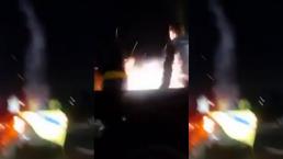 Aficionados de Tigres sufren explosión durante festejo