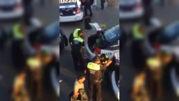 Captan a policías en rapiñas por gasolinazo