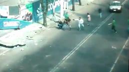 Difunden video de balacera en Acoxpa, peleaban por una obra