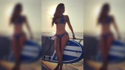 Ninel Conde asolea su 'cuerpecito' en atuendo de 'infarto'