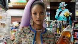 Rihanna escandaliza Europa con polémicas fotos de la Reina Isabel