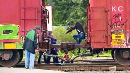 Ferrocarril arrastra a un hombre, en Toluca