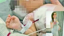 Salvan a un bebé herido de bala en el útero de su madre