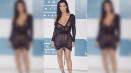 Kim Kardashian presume senos en sostén diminuto