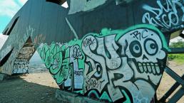 Grafitean obra que aún no inauguran en Ixtapaluca
