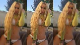 Iggy Azalea deja ver 'más allá' con bikini que le quedó chico