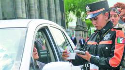 Se hacen guajes con las multas de tránsito, en Toluca