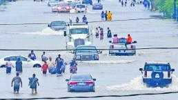 Harvey inunda Texas y deja cinco muertos