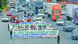 Ejidatarios marchan para exigir su lana