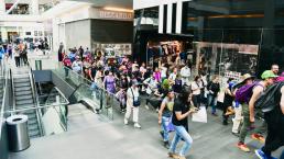 Mujeres acorralan a supuesto acosador, en centro comercial de Reforma