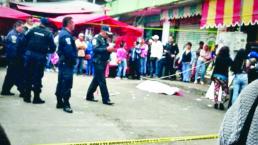 Asesinan a comerciante en tianguis de Tlalnepantla