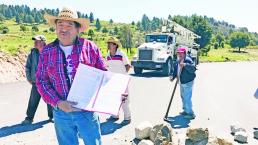 Comuneros de Toluca le suben de tono a amenazas ante construcción de autopistas