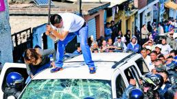 Policías llegan a salvar a ladrón de linchamiento en Cuajimalpa y la cosa se pone peor
