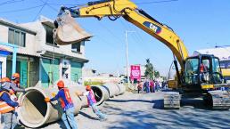Inician obras para erradicar inundaciones, en San Cristóbal Huichochitlán