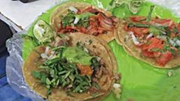 Tacos al pastor, en La Banquetera de Querétaro