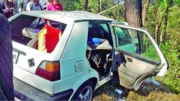 Copiloto muere durante choque en Valle de Bravo; su amigo lo abandona