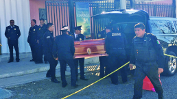 Despiden a patrullero que murió durante persecución, en Querétaro