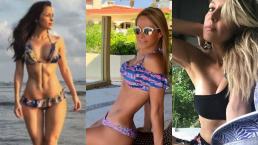 Famosas despiden el 2017 en diminutos bikinis