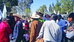 Campesinos de Toluca exigen productos orgánicos