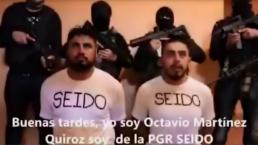 Revelan video de policías federales secuestrados; leen mensaje de atrocidades