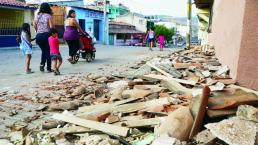 Suman cuatro mil casas dañadas tras sismo; 80 escuelas afectadas en Pinotepa Nacional 