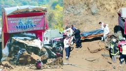 Dos personas sin vida, saldo tras volcadura en La Pera- Cuautla  