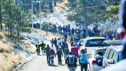 En el Nevado de Toluca quieren fuera a paseantes