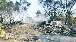 Incendio en basurero de Zacatepec fue intencional; Francisco Salinas 