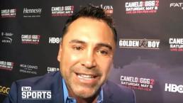 Óscar de la Hoya reta a Trump a ir a pelea del 'Canelo'