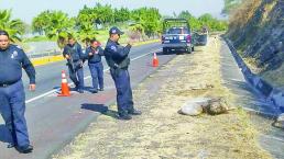 Horroriza costal con un cadáver, en la México-Acapulco