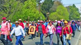 Miles de peregrinos viajan hacia el Santuario de Chalma