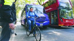 Ciclistas, con el alma en un hilo por Metrobús