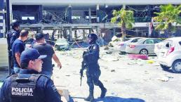 Explosión en plaza comercial deja siete lesionados, en Sinaloa