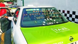 Taxistas de Toluca amagan con dar voto de castigo contra el PRI