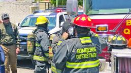 Explosión de tubería provocó movilización de los cuerpos de emergencia, en Querétaro 