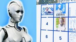 Robot se lanza para alcalde en Japón y obtiene el tercer lugar