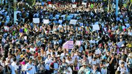 Marchan por estudiantes asesinados, en Jalisco y CDMX