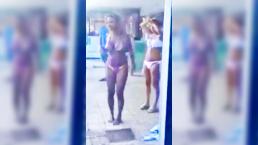 Chicas sexy en bikini la libran, en Mallorca 