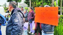 Ambulantes de Toluca exigen espacios para poder trabajar