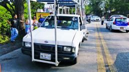 Camioneta embiste a mujer, en Cuernavaca 