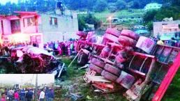 Accidente en comunidad de Toluca dejó tres personas muertas 