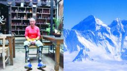 Escaló el Everest con setenta años y una doble amputación 