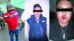 Caen tres presuntos integrantes de La Familia Michoacana, en Zinacantepec
