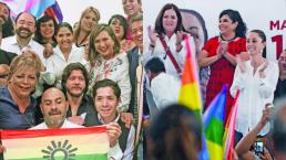 Claudia Sheinbaum y Alejandra Barrales se reunieron con integrantes de la comunidad LGBTTT