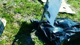 Hallan restos de cadáver en bolsas de plástico en Edomex