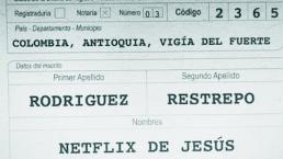 Le ponen “Netflix” a su hijo, en Colombia 