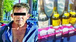 Lo sorprenden robando alcohol y cigarros, en Bosques de Colón 
