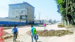 Paran trabajos de construcción, en Atzcapotzaltongo